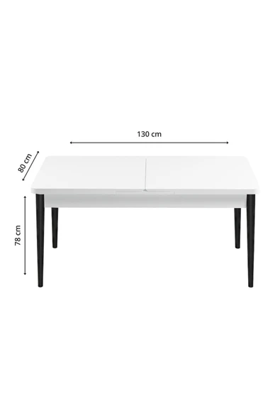 florit mobilya masamıza buyurun Yemek Masası Ahşap Masa Kelebek Masa Açılır Kapanır 6 Kişilik Masa - Resim 2