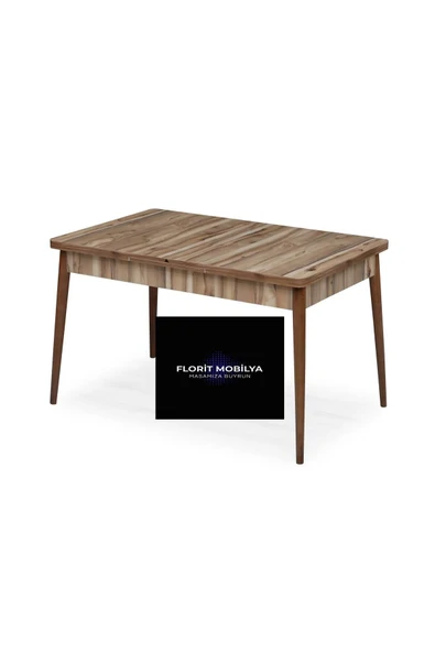 florit mobilya masamıza buyurun Ilga Serisi 80x130 Açılabilir, 6 Kişilik, Mutfak Masası, Yemek Masası, Masa Takımı-antrasit - Resim 3