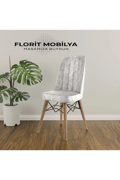 florit mobilya masamıza buyurun Klasik Kare Gold Sandalye ürün görseli