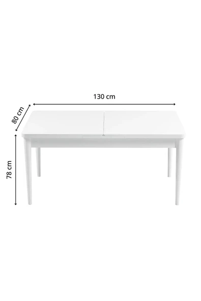 florit mobilya masamıza buyurun Mutfak Masası Açılır Masa Beyaz Masa ürün görseli