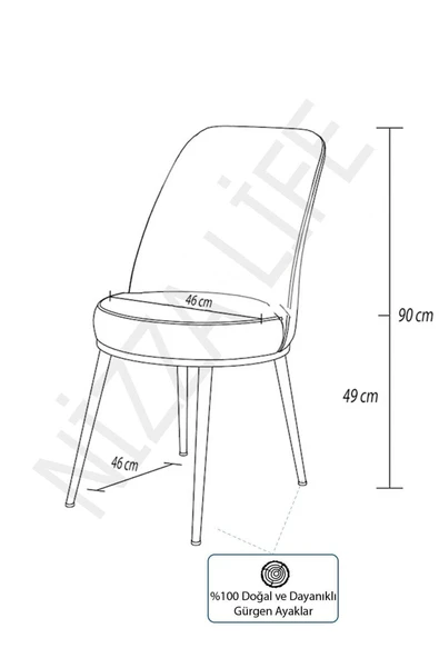 florit mobilya masamıza buyurun Hero Siyah Mermer Yemek Masası Mutfak Masası Açılır Masa Takımı 6 Sandanyeli - Antrasit - Resim 7