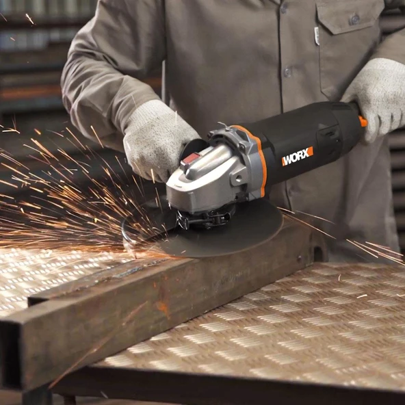 Worx WX709 2350Watt 230mm Profesyonel Dönebilir Tutma Kollu Büyük Taşlama - 8