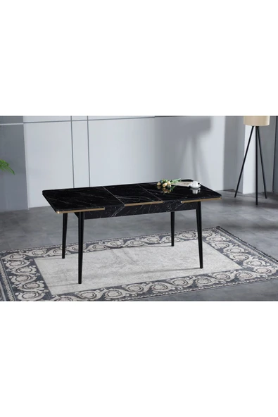 florit mobilya masamıza buyurun Elit Serisi 80 x 130 Açılır Yemek Masası Takımı-Mutfak Masası-6 Kişilik - Resim 2