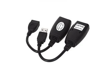 Vcom CU824 USB RJ45 Extender Plastik 45m Uzatıcı - 4