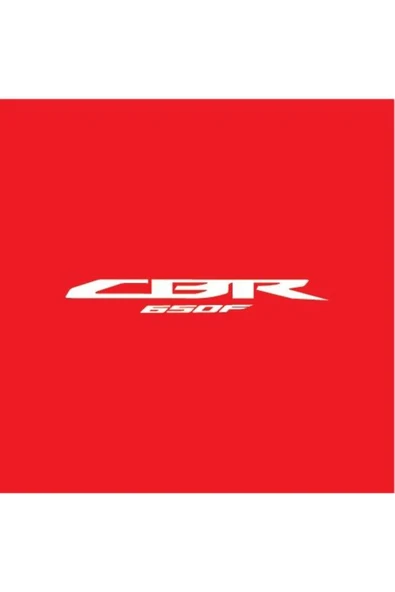 İndispensableyl Honda CBR650F Beyaz Yan Grenaj Sticker Etiket Modeli 1 adet ürün görseli