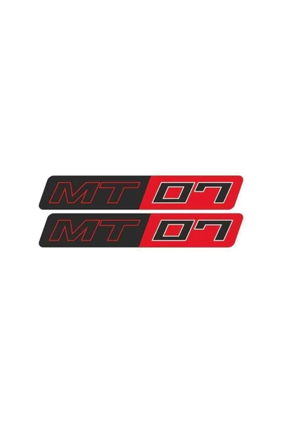 İndispensableyl Yamaha MT-07 Damla Sticker Model - 3