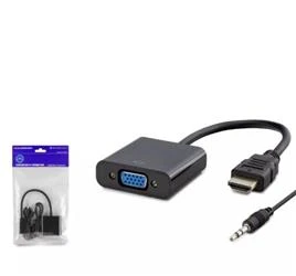 Hadron Hdx7806 Hdmi To Vga F Çevirici + Audio 1080P Ps4 5V Güç Girişli Siyah - 2
