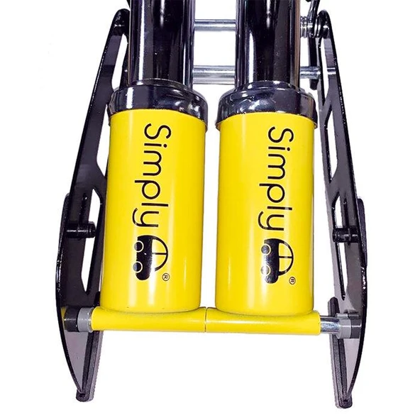 Simply Brands Basinç Göstergeli Premium Çift Pistonlu Ayak Pompasi - Resim 3