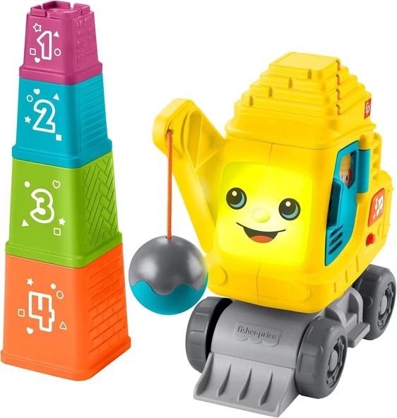 Fisher Price Sesli Ve Işıklı Eğitici Vinç Hwy62 ürün görseli