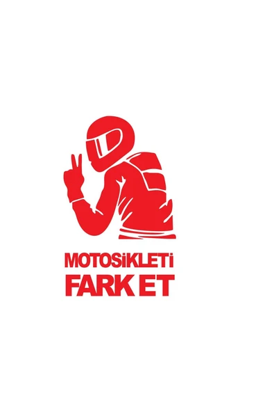 İndispensableyl Motosikleti Farket Mini Sticker Etiket Modeli ürün görseli