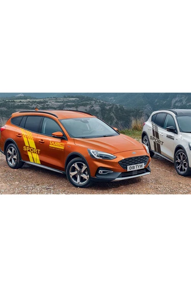 İndispensableyl Yan Kapı Sport Yazılı Desenli Sticker Etiket Modeli - Resim 2