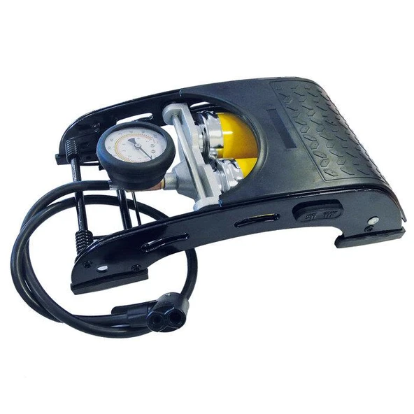 Simply Brands Basinç Göstergeli Premium Çift Pistonlu Ayak Pompasi - Resim 2