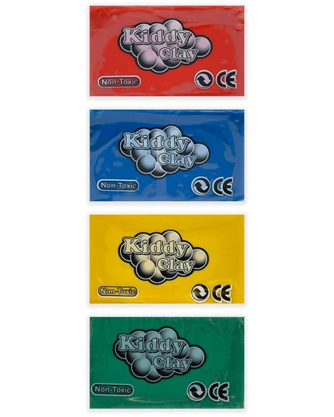 Kiddy Clay Renkli Oyun Hamuru 4lü 240gr