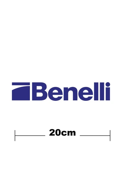 İndispensableyl Benelli Logo Yazı Sticker Etiket Tek Renk - Resim 5