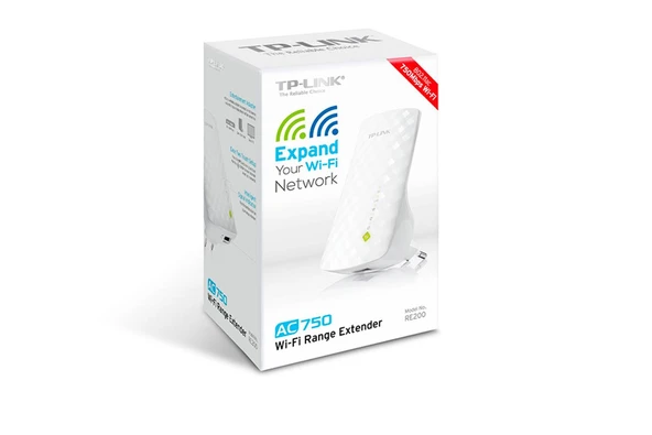Tp-Link RE200 750 Mbps Wifi Range Extender-Menzil Genişletici AC750 - 2