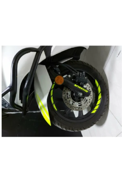 İndispensableyl Honda Pcx Scooter Mıchelın Jant Sticker Modeli ürün görseli