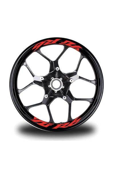 İndispensableyl Yzf R6  Yazılı 8Li Jant İçi Yazı Sticker Etiket ürün görseli