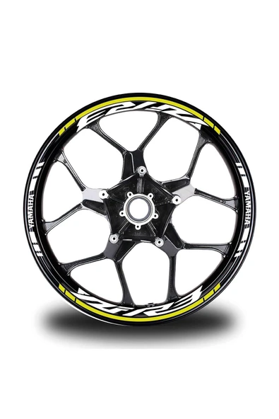 İndispensableyl Neon Sarı Yamaha YZF R3 Takım Jant Sticker Etiket ürün görseli