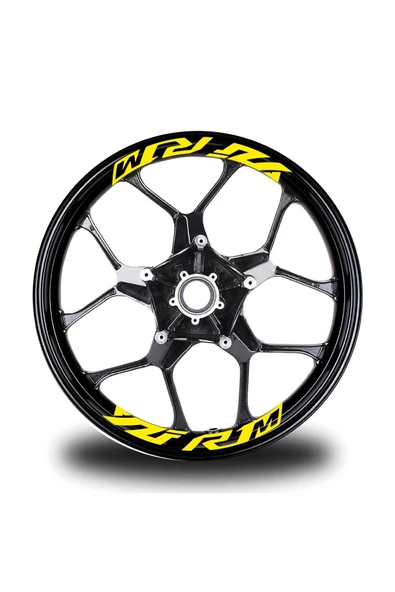 İndispensableyl Yzf R1M  Yazılı 8Li Jant İçi Yazı Sticker Etiket ürün görseli