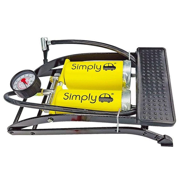 Simply Brands Basinç Göstergeli Çift Pistonlu Ayak Pompasi - Resim 2