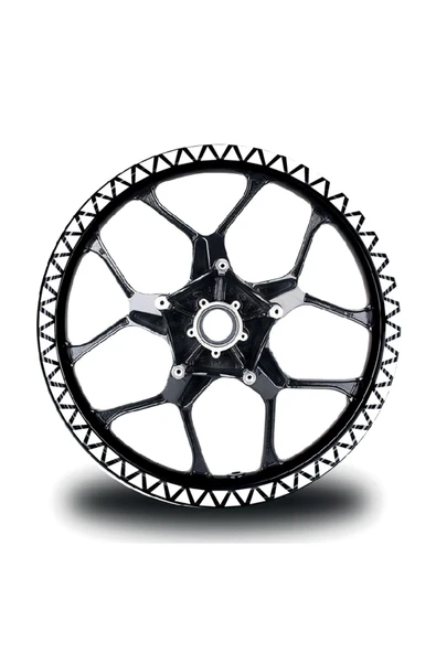 İndispensableyl Üçgen Tam Daire Jant Sticker - Resim 6