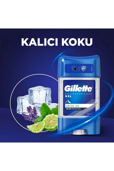Gillette Gel Arctıc Ice Antıperspırant Koltukaltı Jel 70ml. - 4