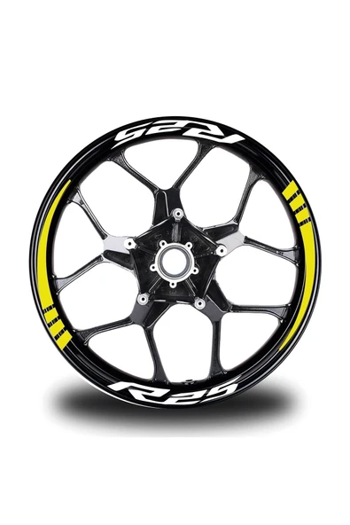 İndispensableyl Honda 600rr Jant Içi Yazılı Iki Renk Jant Sticker Etiket Modeli ürün görseli