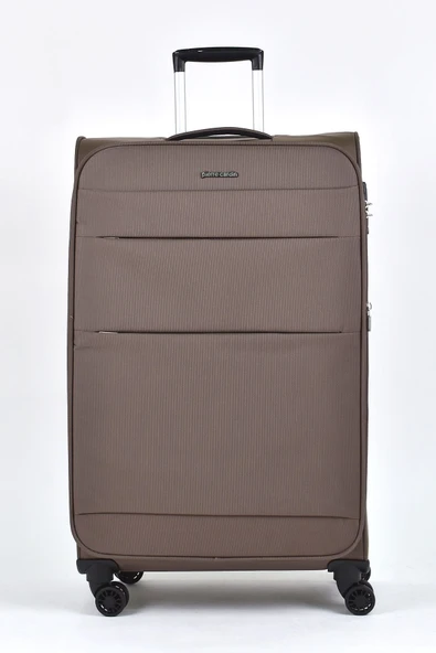 PİERRE CARDİN 4200 BÜYÜK BOY KUMAŞ VALİZ - Resim 9