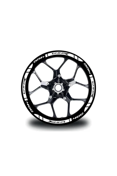 İndispensableyl Bajaj Dominar 400 Dış Jant Şeridi Motosiklet Sticker Etiket Modeli - 1