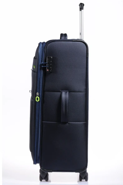 PİERRE CARDİN 4200 BÜYÜK BOY KUMAŞ VALİZ - Resim 3