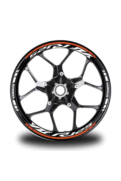 İndispensableyl Kırmızı Yamaha Mt 09 Takım Jant Sticker Etiket ürün görseli