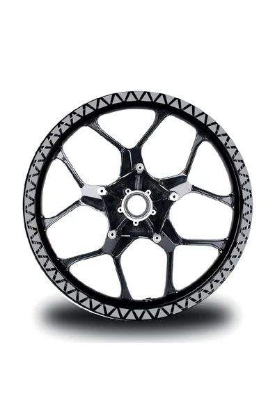 İndispensableyl Üçgen Tam Daire Jant Sticker - Resim 5