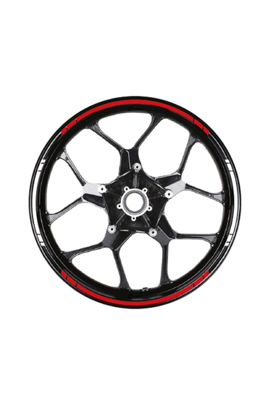 İndispensableyl Yazısız Çift Renk Şerit Jant Sticker Modeli ürün görseli