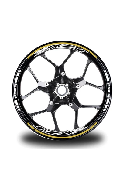 İndispensableyl Cf Moto 250nk Neon Turuncu Jant Sticker Modeli - 1