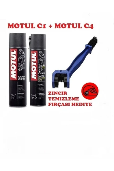 C1-c4-fırça Racing Zincir Temizleme Ve Yağlama Seti 2 - Resim 2