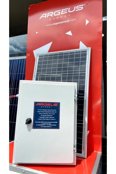 ARGEUS ENERJİ 320 Watt Taşınabilir Güneş Enerjili Televizyon Aydınlatma Paketi - 4