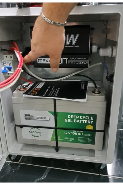 Carspa 1 kw solar paket taşınabilir sistemdir kurulumu yapılmış hazır paket - Resim 3