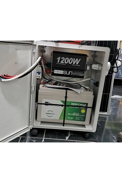 Carspa 1 kw solar paket taşınabilir sistemdir kurulumu yapılmış hazır paket - Resim 4