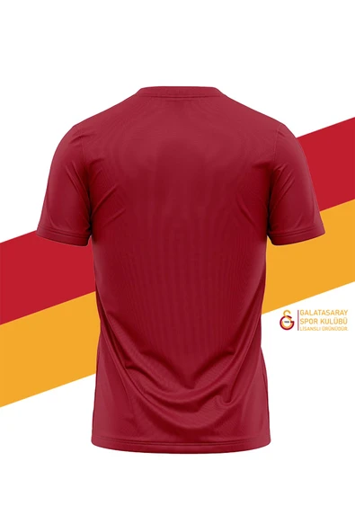 Galatasaray Orijinal Lisanslı 5 Yıldızlı Sarı Kırmızı Erkek T-Shirt - 3
