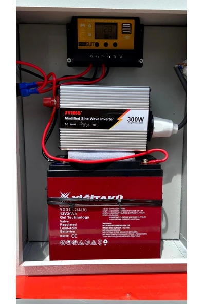 ARGEUS ENERJİ 320 Watt Taşınabilir Güneş Enerjili Televizyon Aydınlatma Paketi - 7