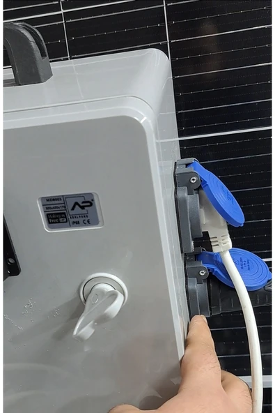 Dürüst 800 watt güneş enerjili taşınabilir solar televizyon ve aydınlatma paketi portatif - 2