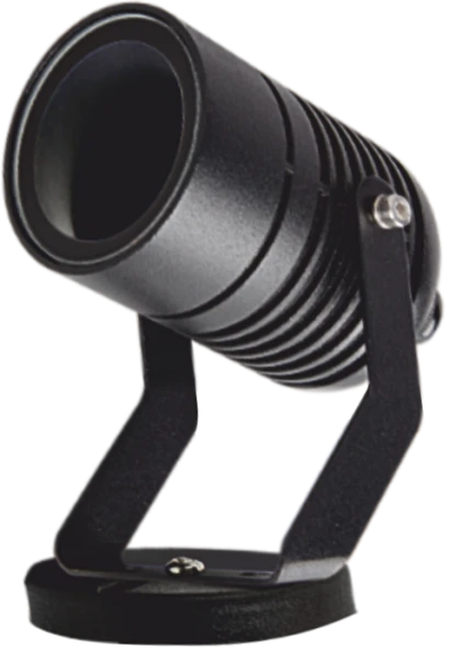 Elektrikle Çalışır 10 Watt Yeşil Işık Ampul Dahil Metal Gövde Fonksiyonlu Bahçe Duvar ve Çim Armatürü - Resim 2