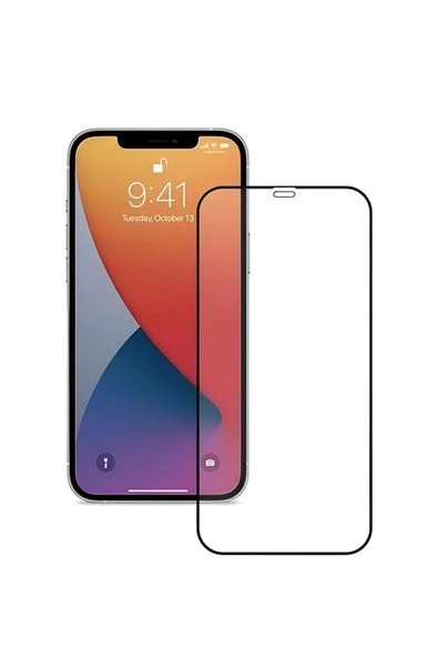 SUNİX Samsung A55 5g Ile Uyumlu 6d Temperli Ekran Koruyucu Cam Siyah ürün görseli 1