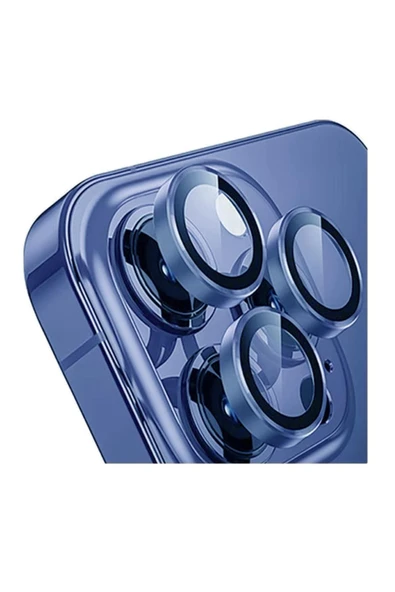 SUNİX Iphone 16 / 16 Plus Ile Uyumlu Darbeye Dayanıklı Safir Kamera Lens Koruyucu Mavi ürün görseli 1