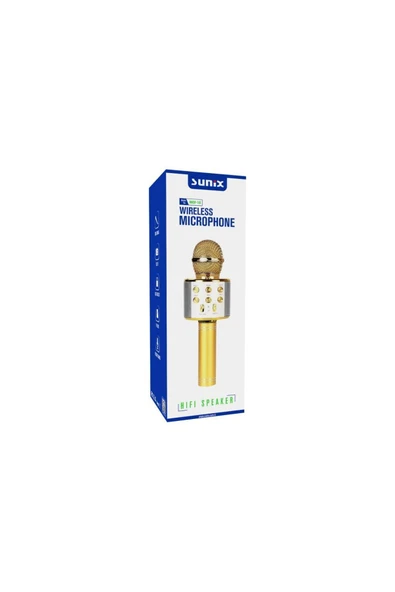 SUNİX Bluetooth Kareoke Mikrofon Siyah Mcf-10 - 2