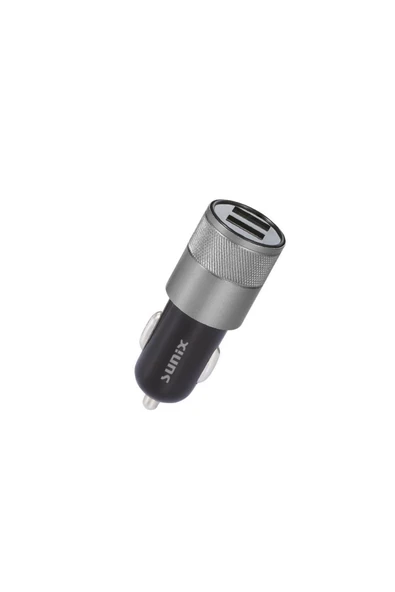 SUNİX 3.1a Çift Usb Araç Şarj Cihazı Başlık S-314