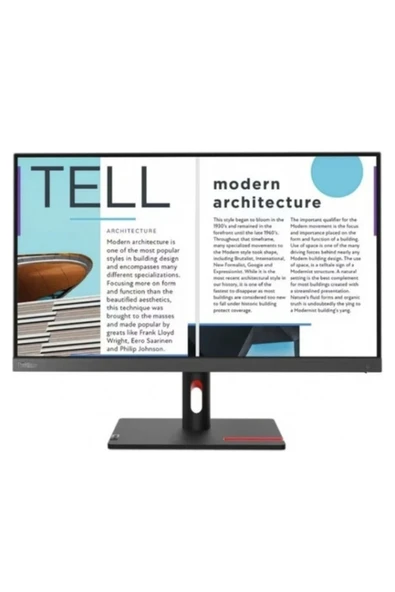 LENOVO 63E0KAT4TK ThinkVision S25e-30  24.5'' FULL HD 1920x1080 75Hz 4msHDMI-VGA Monitor 3yılGaranti - 2