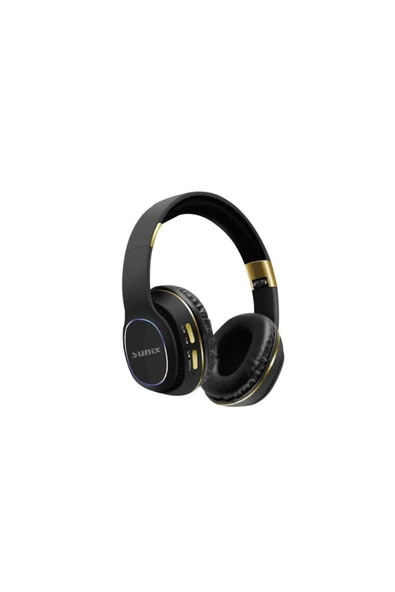 SUNİX Wireless 5.0 Süper Bass Kulak Üstü Bluetooth Kulaklık Siyah Blt-26 ürün görseli 1