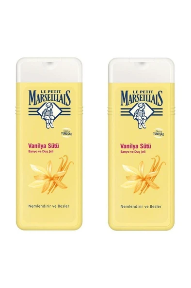 Le Petit Marseillais Duş Jeli Vanilya 400Ml+400Ml ürün görseli 1