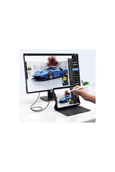 SUNİX 4k Usb-c Hdmı 185 Cm Görüntü Aktarım Kablosu Hd-03 - 2